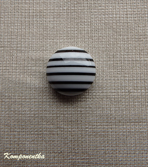 Kabošon resin 12mm 2kusy