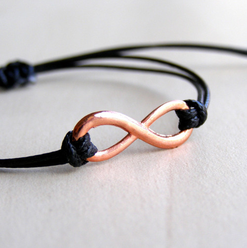 Ochranný náramek Kabbalah - INFINITY ROSE GOLD