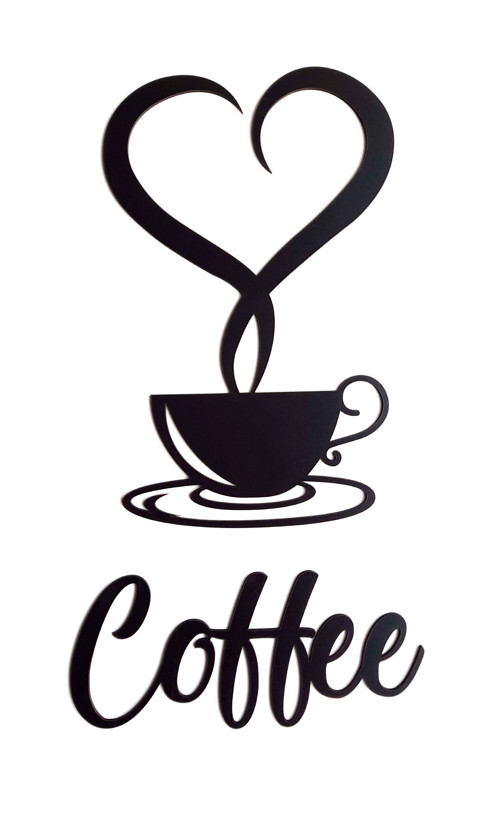 Dřevěný obraz Coffee