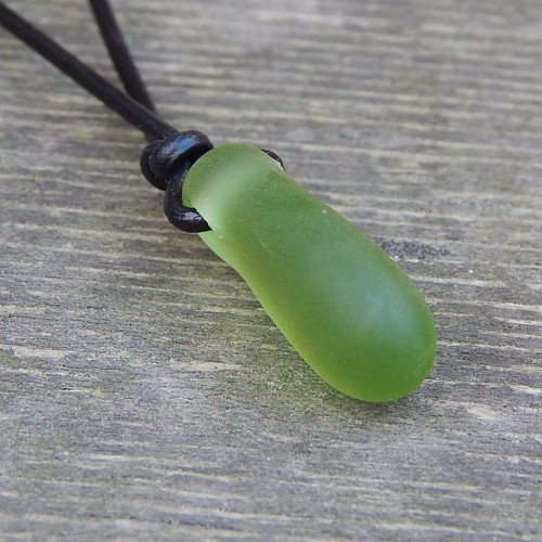 Green glass /náhrdelník/ — foto 1