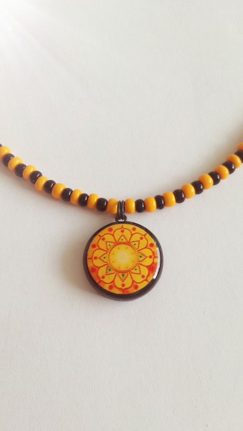 Náhrdelník mandala — foto 1