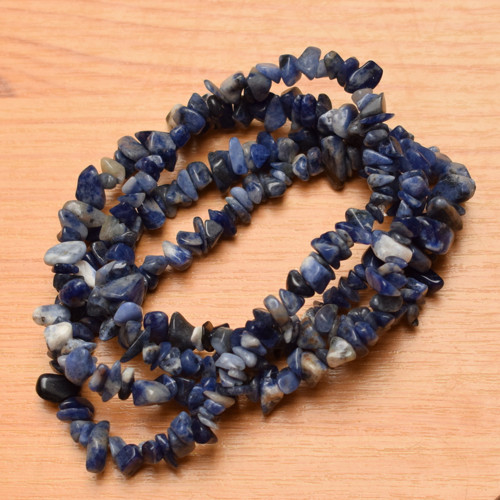 Sodalit - 5-8 mm - zlomky -15 cm