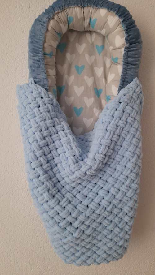 Set pro miminko, dečka Fluffy blue, set — foto 1