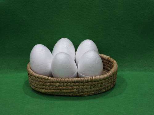 Vejce polystyren 8 cm/10 ks