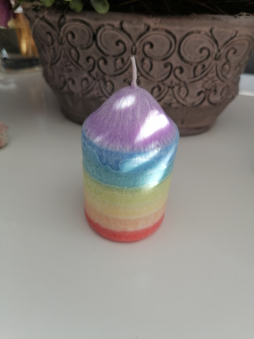 Svíčka čakrová malá adventní