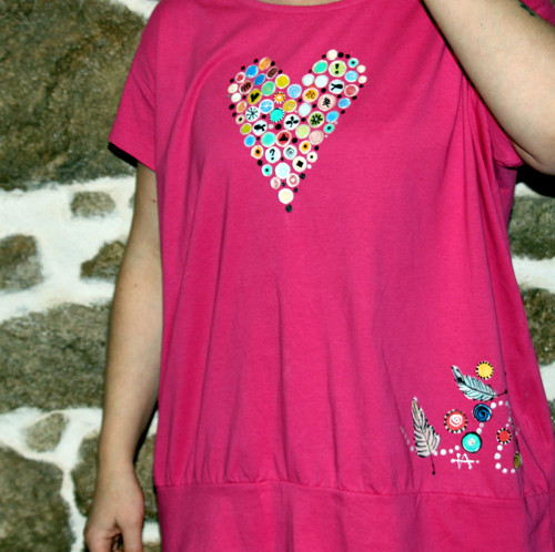 Malované triko vel. XS-XXL