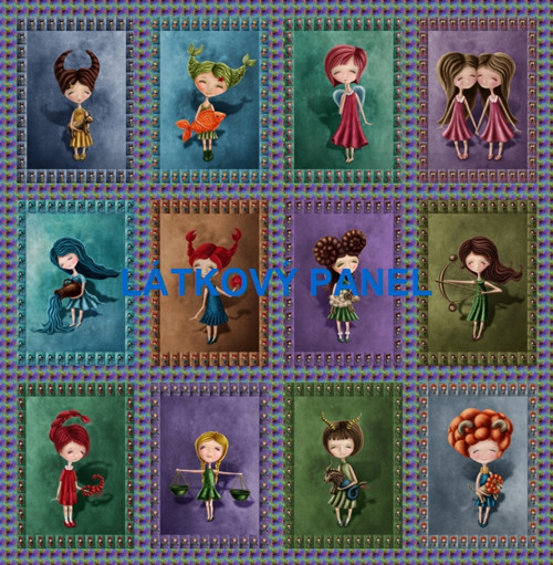 Bavlněný panel /i na pexeso/ 35 x 35 cm