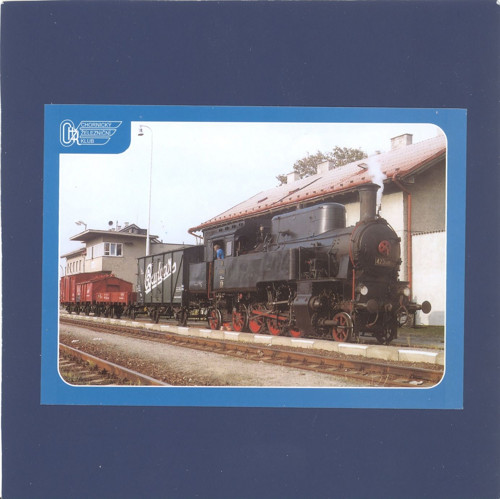 Parní lokomotiva 423.041 Velký býček - pohlednice