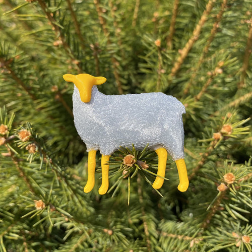 Ovečka yellow/silver — foto 1