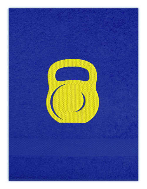 Osuška s výšivkou - Kettlebell — foto 1