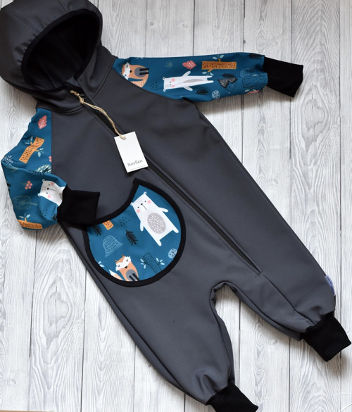 Softshell overal , vel. 74/80 SKLADEM