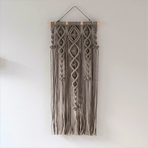 Macramé dekorace cappuccino — foto 1