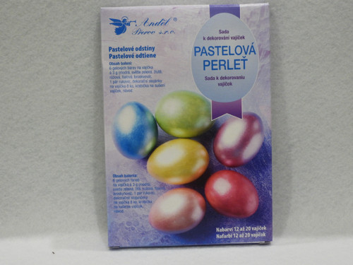 Sada k dekorování vajec PASTELOVÁ PERLEŤ