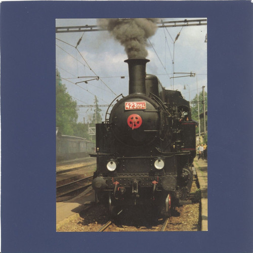Parní lokomotiva 423.094 Velký bejček - pohlednice