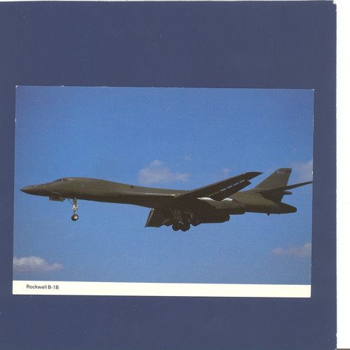 Letadlo Rockwell B-1B - pohlednice — foto 1
