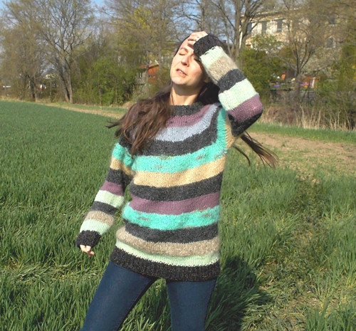 Mohérový svetr oversize — foto 1