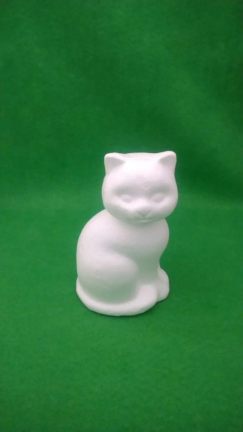 Kočka polystyren 13 cm — foto 1