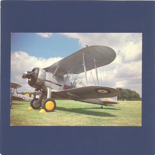 Letadlo Gloster Gladiator - pohlednice