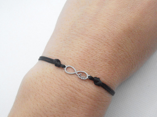 *Infinity love* - Náramek - Nerezová ocel