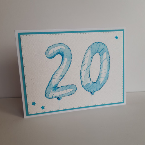 Narozeninové balónky ke 20. narozeninám