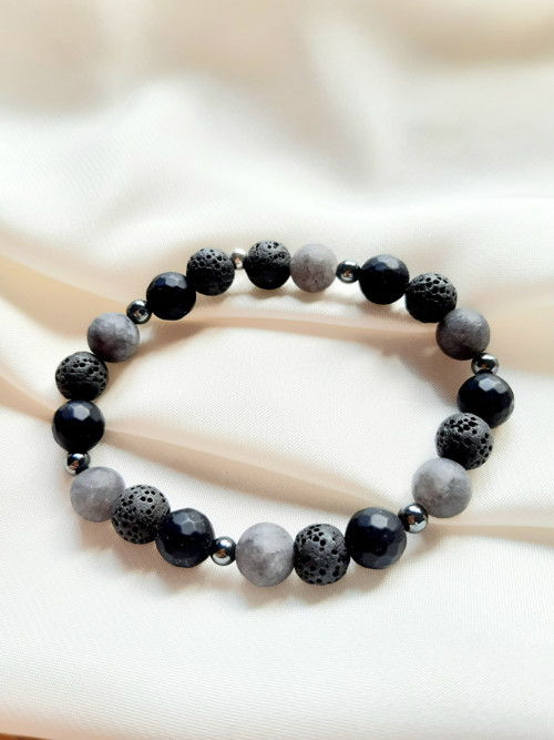 Grey lava (onyx, jadeit, láva) — foto 1