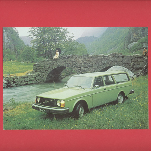 Volvo 245 DL - velká pohlednice