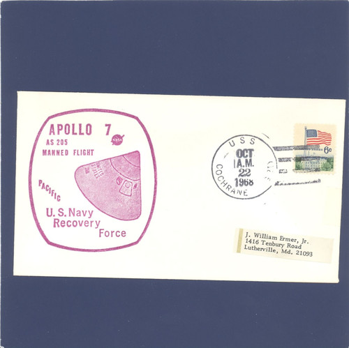 Apollo 7 - celistvost USA 1968 — foto 1