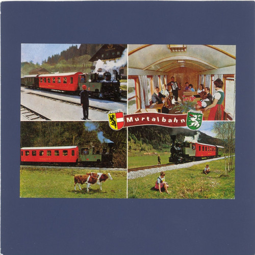 Železnice, Murtalbahn - pohlednice