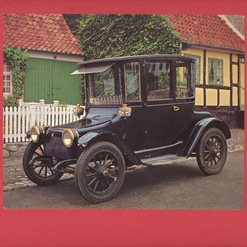 Detroit Electric 1917 - velká pohlednice