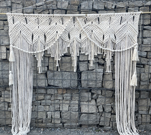 Svatební Macramé/Wedding Macramé/Natural MAXI