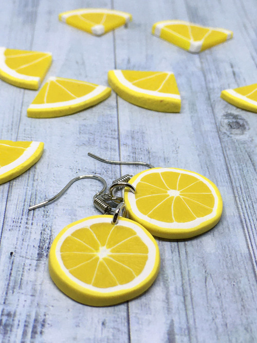 Náušnice citrony — foto 1