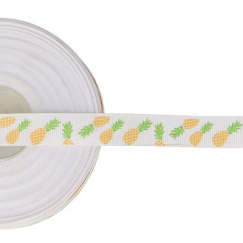 Rypsová stuha šíře 15 mm (1m) - ananas