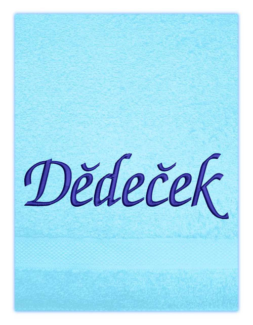 Osuška s výšivkou - Dědeček