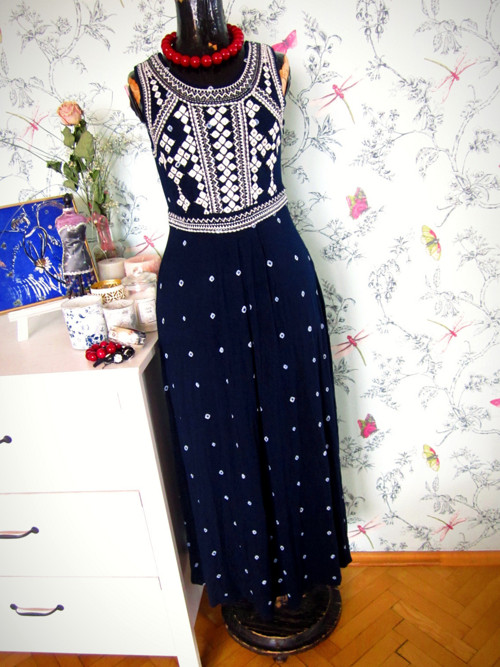 Boho šaty vyšívané — foto 1