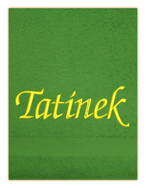 Osuška s výšivkou - Tatínek