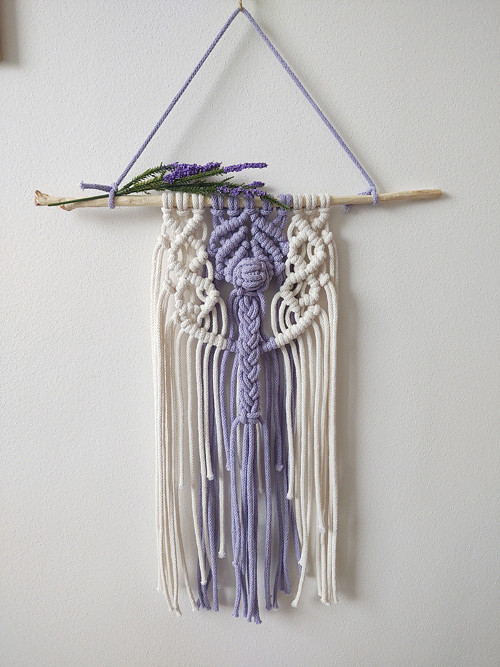 Levandulové macramé "Léto v Provence"