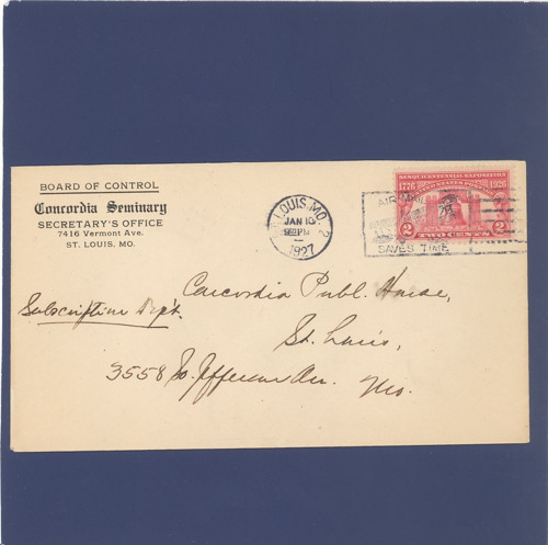 USA 1927, celistvost, aerofilatelie