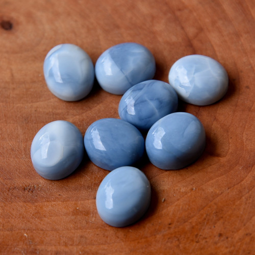 500. Blue Opal kabošon - ovál