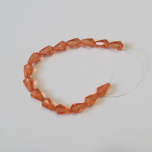 Kapky oranžové 12x7 mm - 15 ks