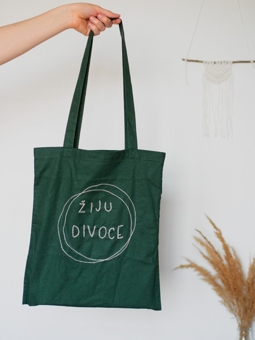 Plátěnka ŽIJU DIVOCE — foto 1
