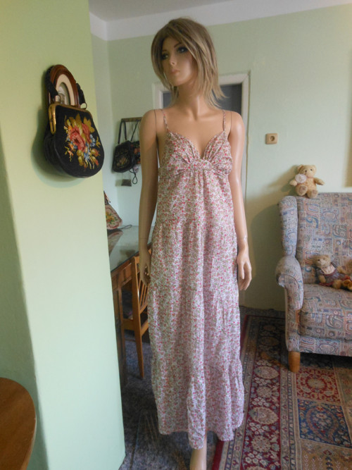 Boho květované šaty, vel.M — foto 1