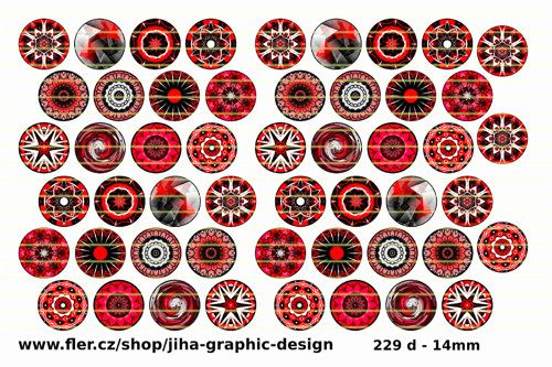 229 d - mandaly - digitální stažení - 14mm — foto 1
