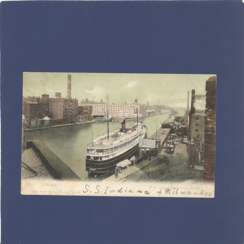 Loď Indiana of Milwaukee - pohlednice
