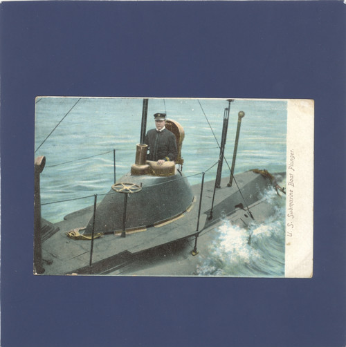 Ponorka - US Submarine Boat Plunger - pohlednice