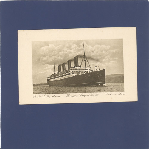 Loď RMS Aquitania - pohlednice — foto 1