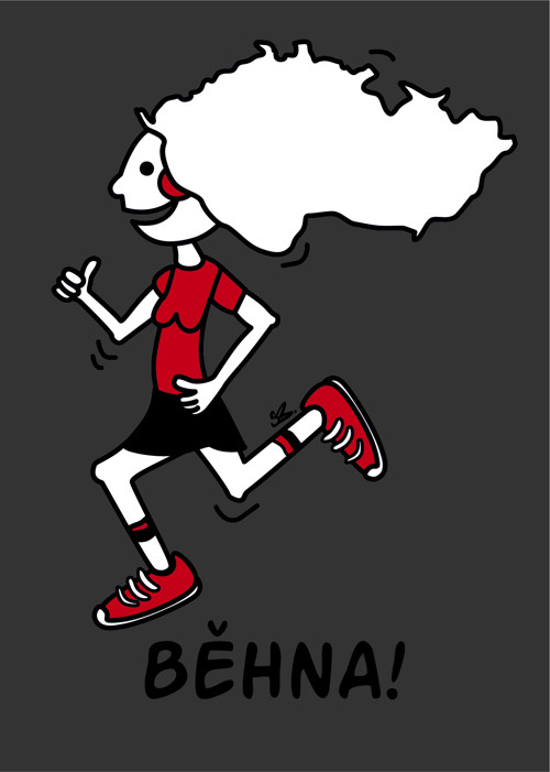 Czech runner - plotrová grafika — foto 1