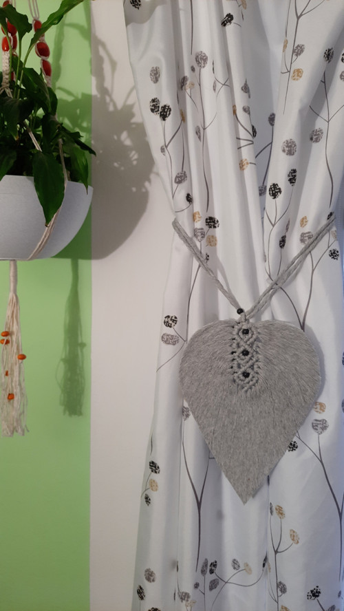 Macramé spona na závěs