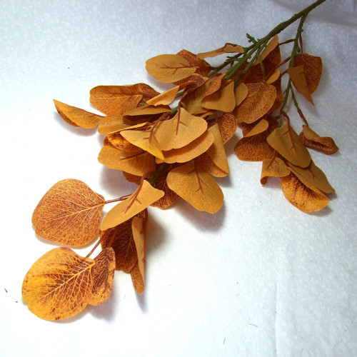 Eukalyptus s textilními listy - okrový — foto 1