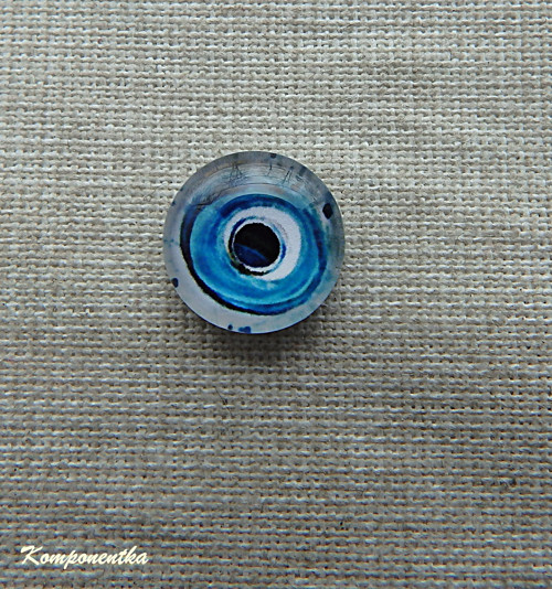 Skleněný kabošon 10mm 1kus
