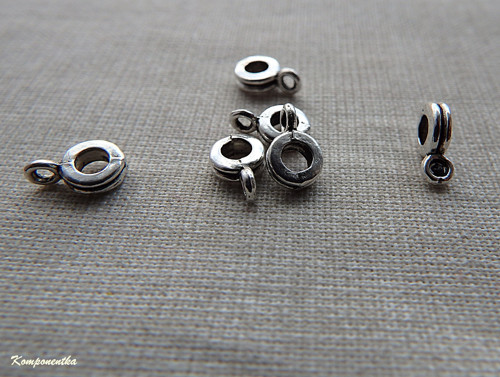Šlupna starostříbro 5,5x9mm 4kusy